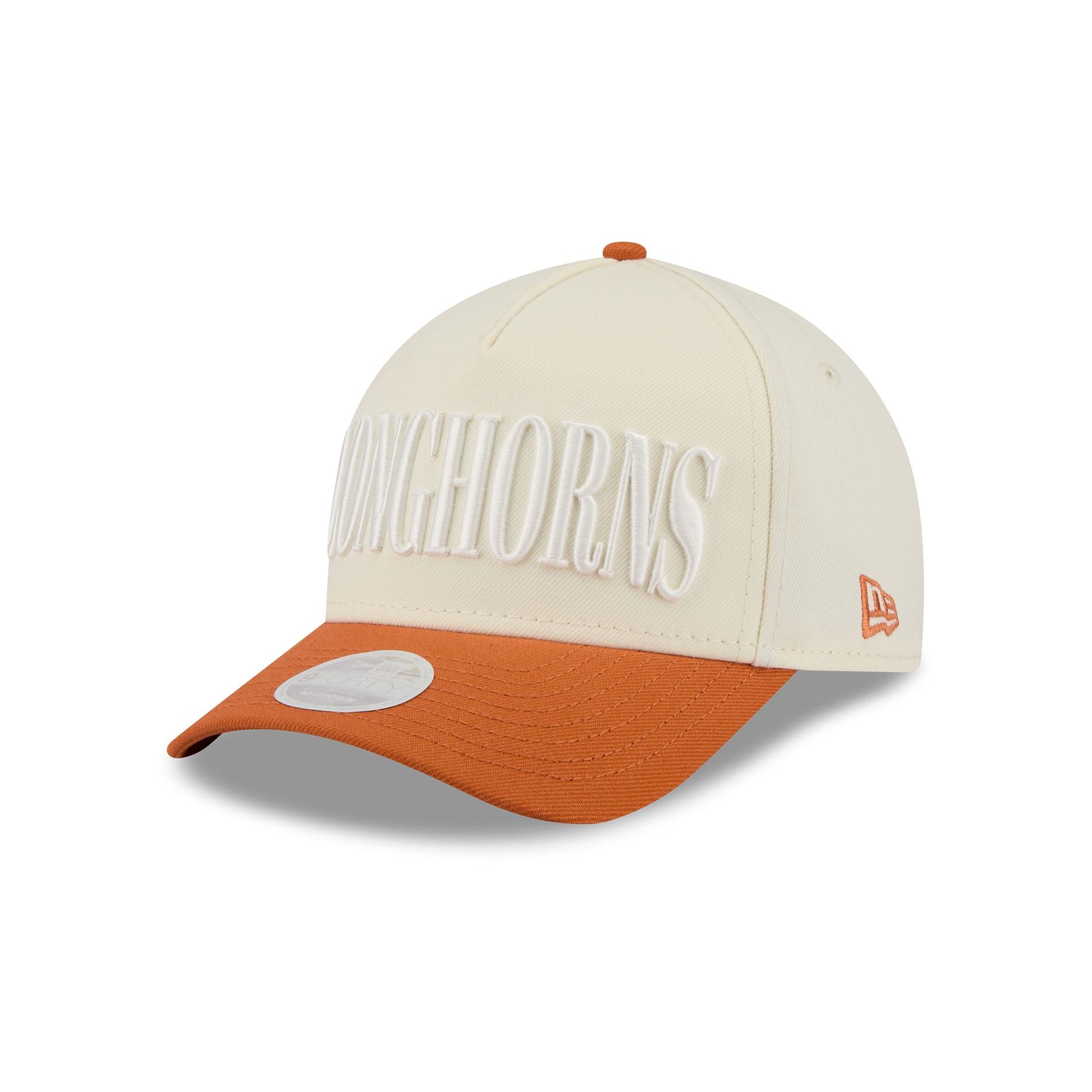 Texas Longhorns Two Tone Chrome Women's 9FORTY M-Crown A-Frame Snapback Hat