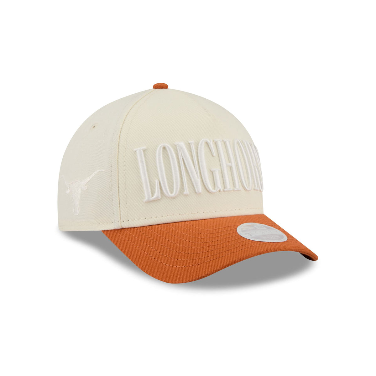 Texas Longhorns Two Tone Chrome Women's 9FORTY M-Crown A-Frame Snapback Hat
