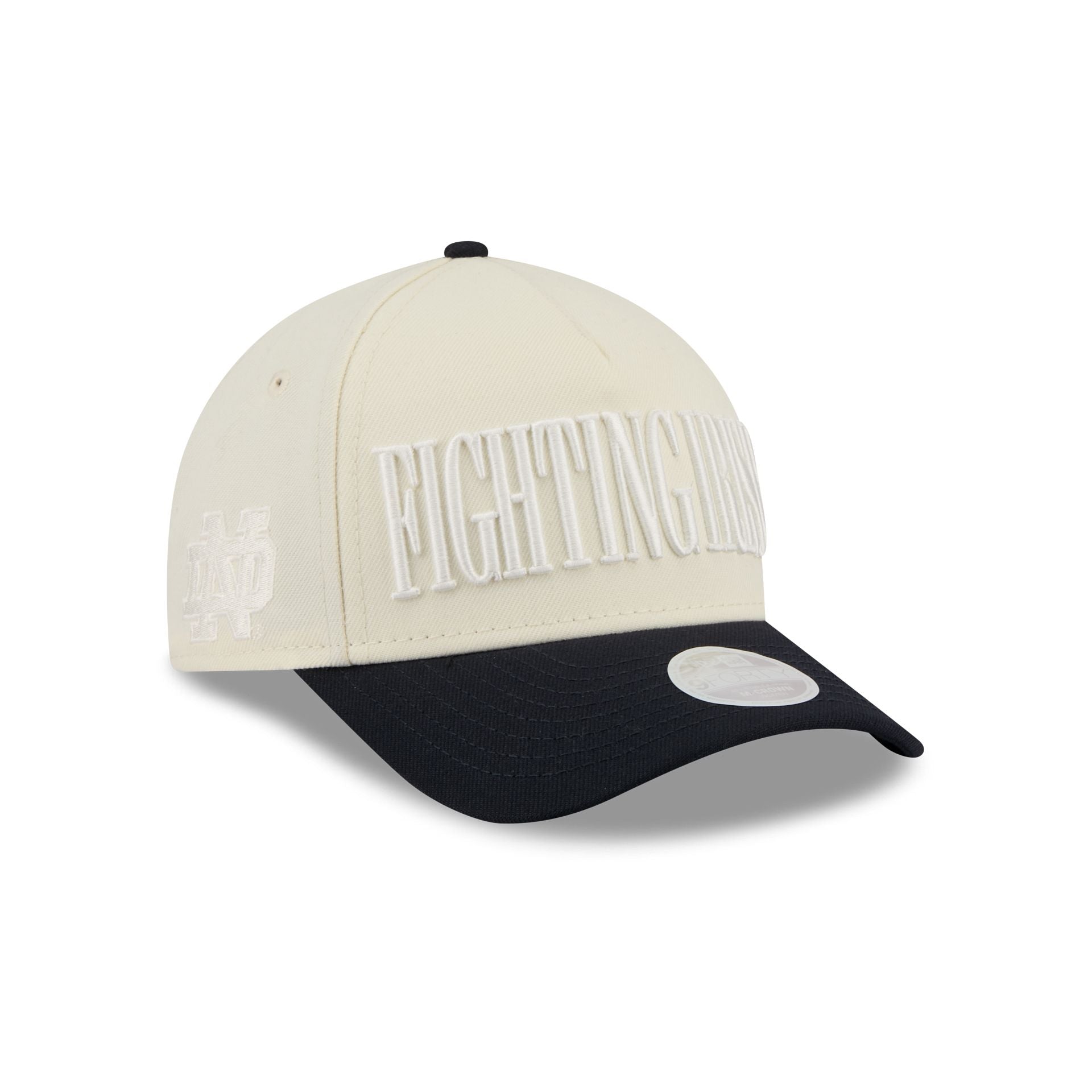 Notre Dame Fighting Irish Two Tone Chrome Women's 9FORTY M-Crown A-Frame Snapback Hat