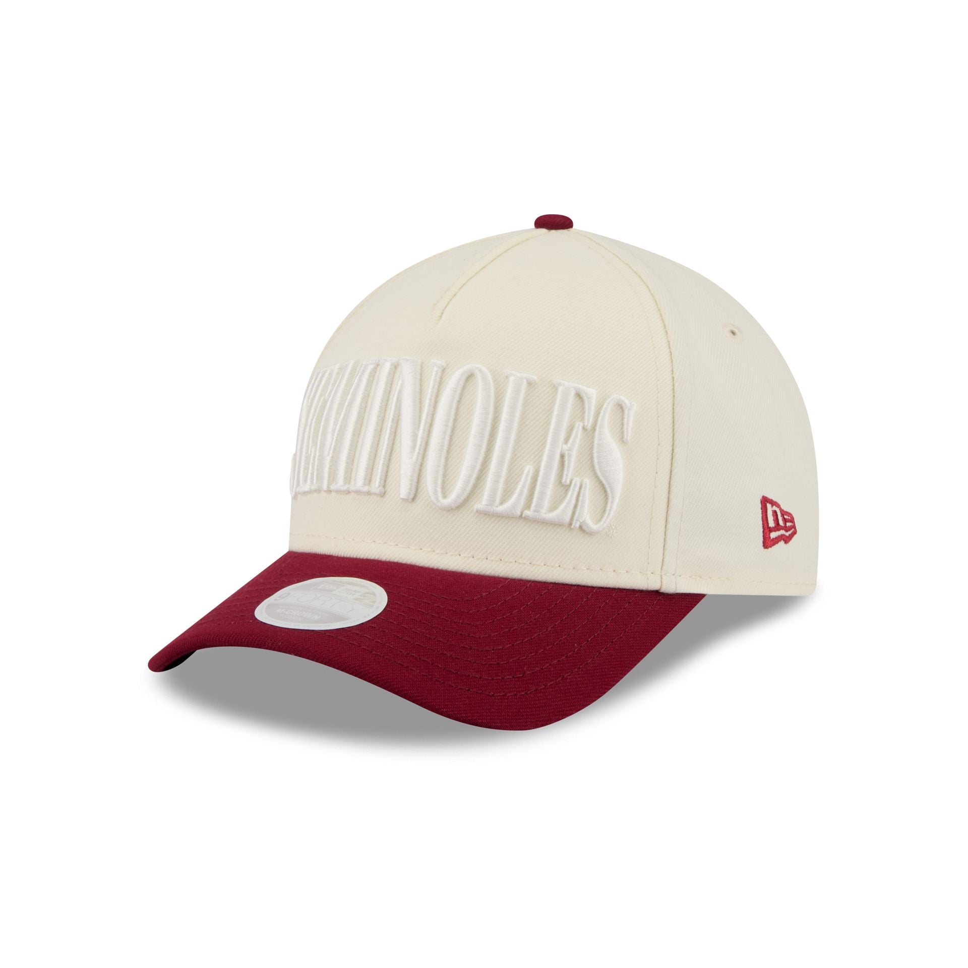 Florida State Seminoles Two Tone Chrome Women's 9FORTY M-Crown A-Frame Snapback Hat