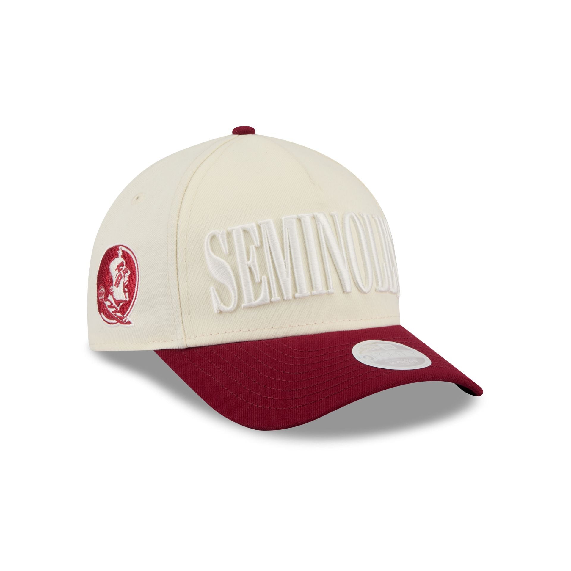 Florida State Seminoles Two Tone Chrome Women's 9FORTY M-Crown A-Frame Snapback Hat