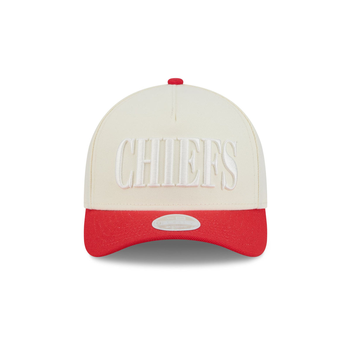 Kansas City Chiefs Two Tone Chrome Women's 9FORTY M-Crown A-Frame Snapback Hat