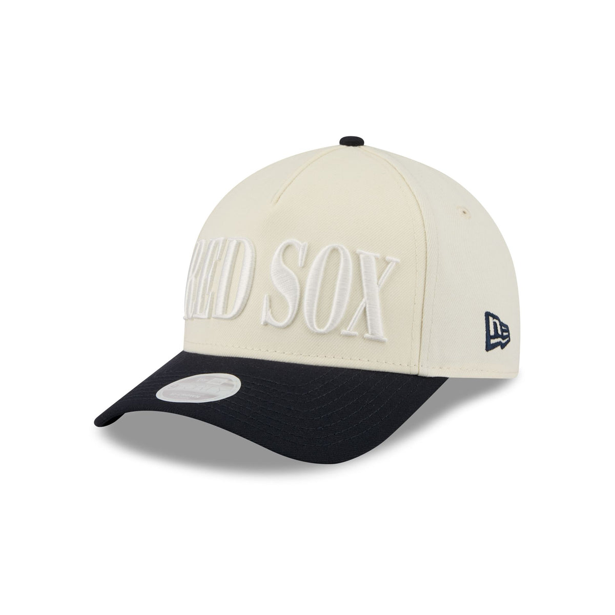 Boston Red Sox Two Tone Chrome Women's 9FORTY M-Crown A-Frame Snapback Hat