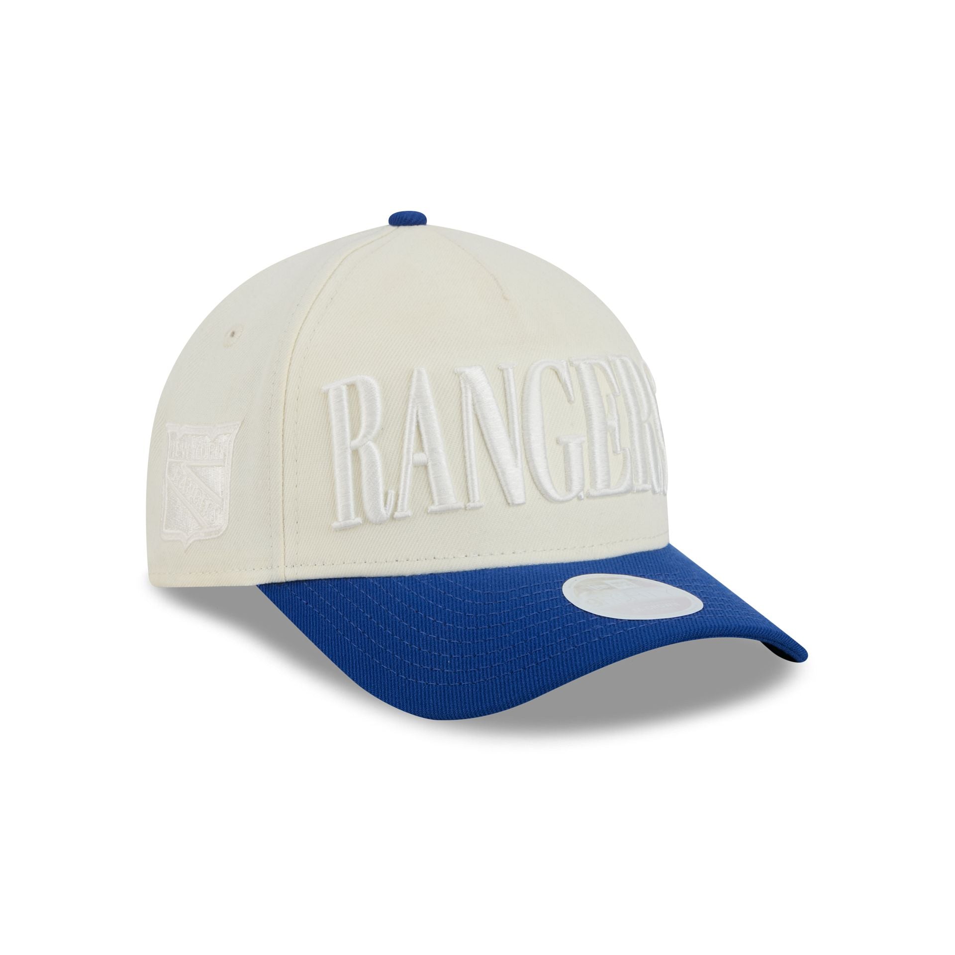 New York Rangers Two Tone Chrome Women's 9FORTY M-Crown A-Frame Snapback Hat