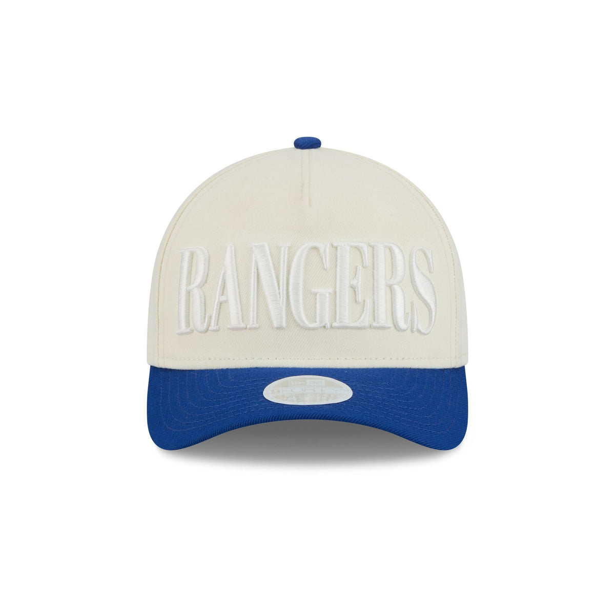 New York Rangers Two Tone Chrome Women's 9FORTY M-Crown A-Frame Snapback Hat