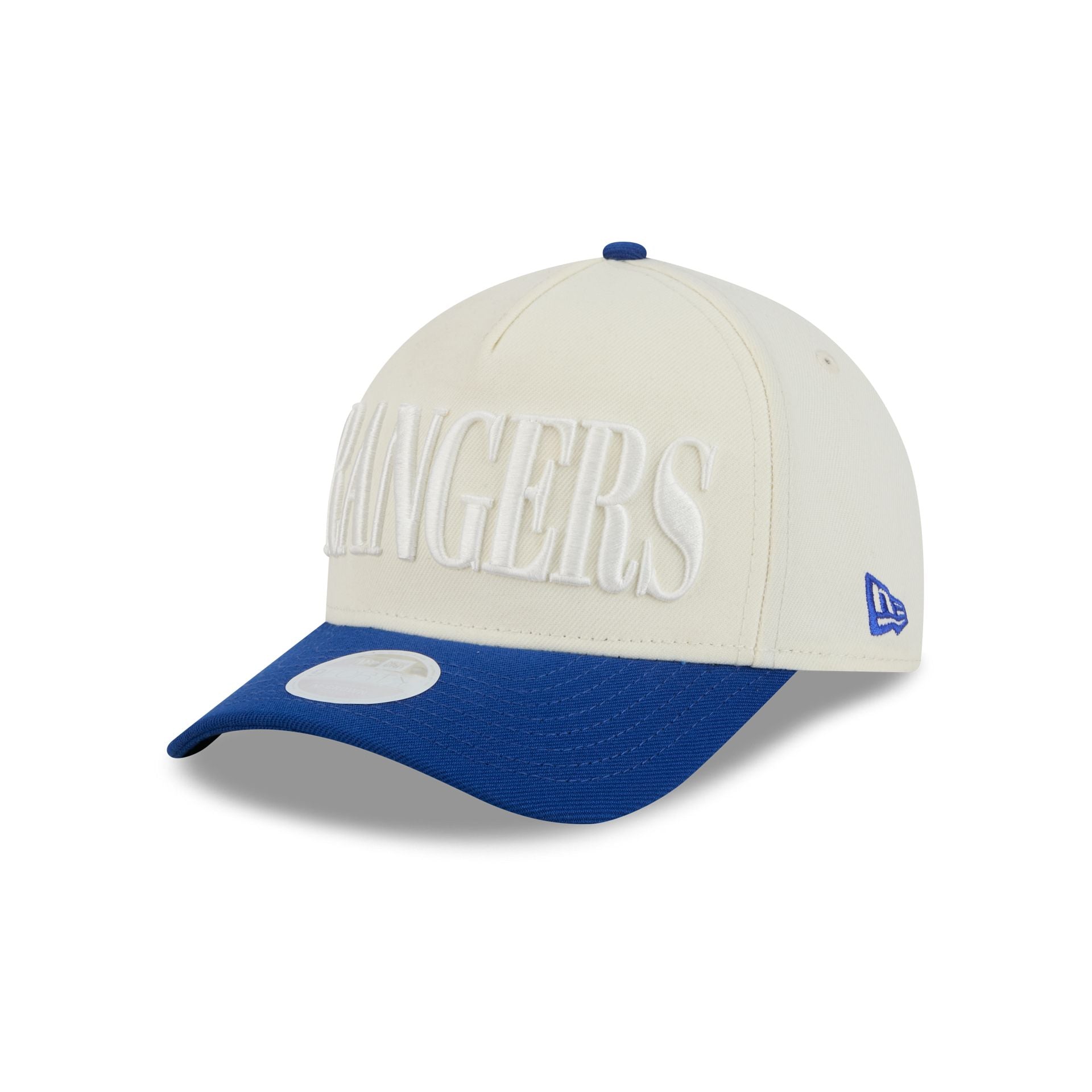 New York Rangers Two Tone Chrome Women's 9FORTY M-Crown A-Frame Snapback Hat