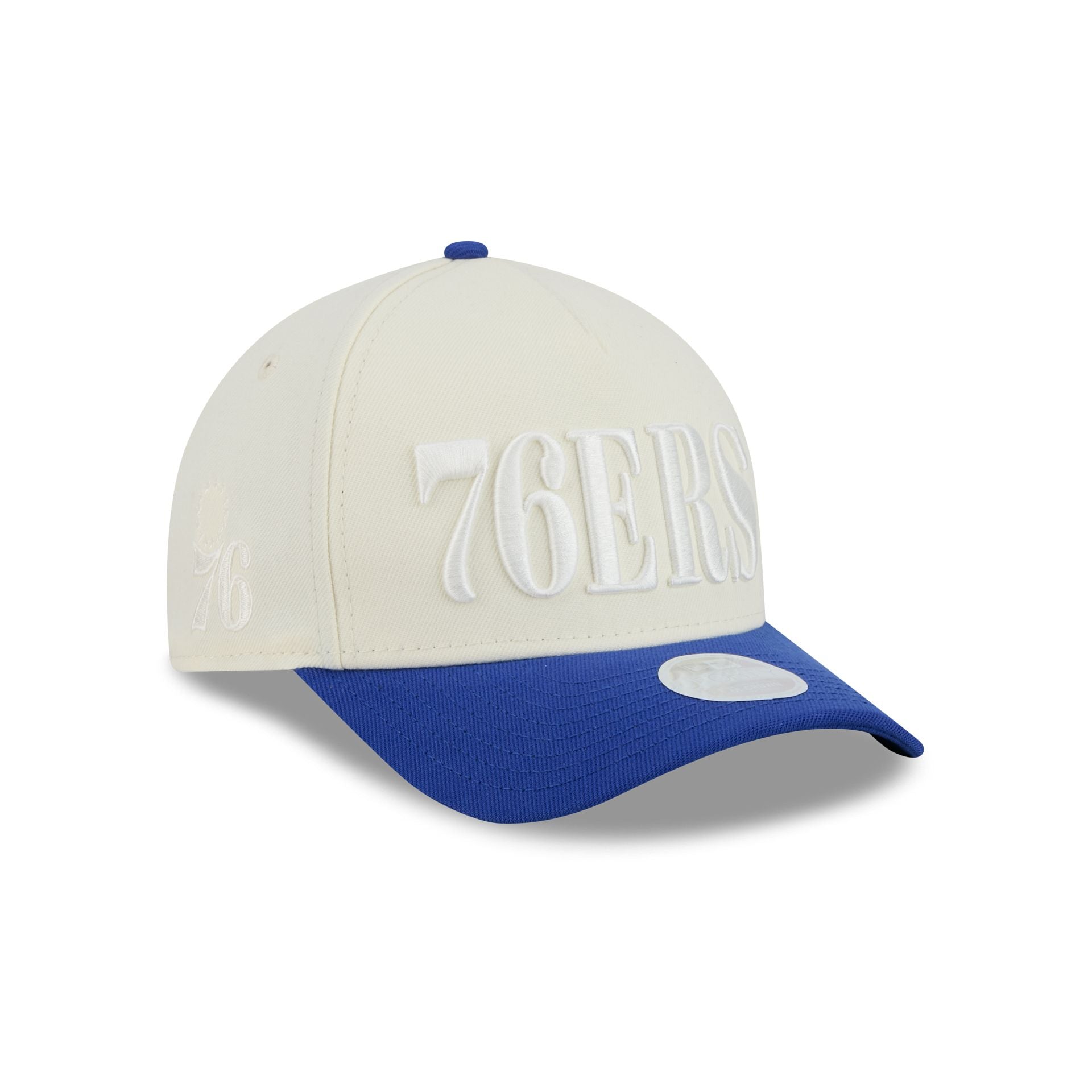 Philadelphia 76ers Two Tone Chrome Women's 9FORTY M-Crown A-Frame Snapback Hat