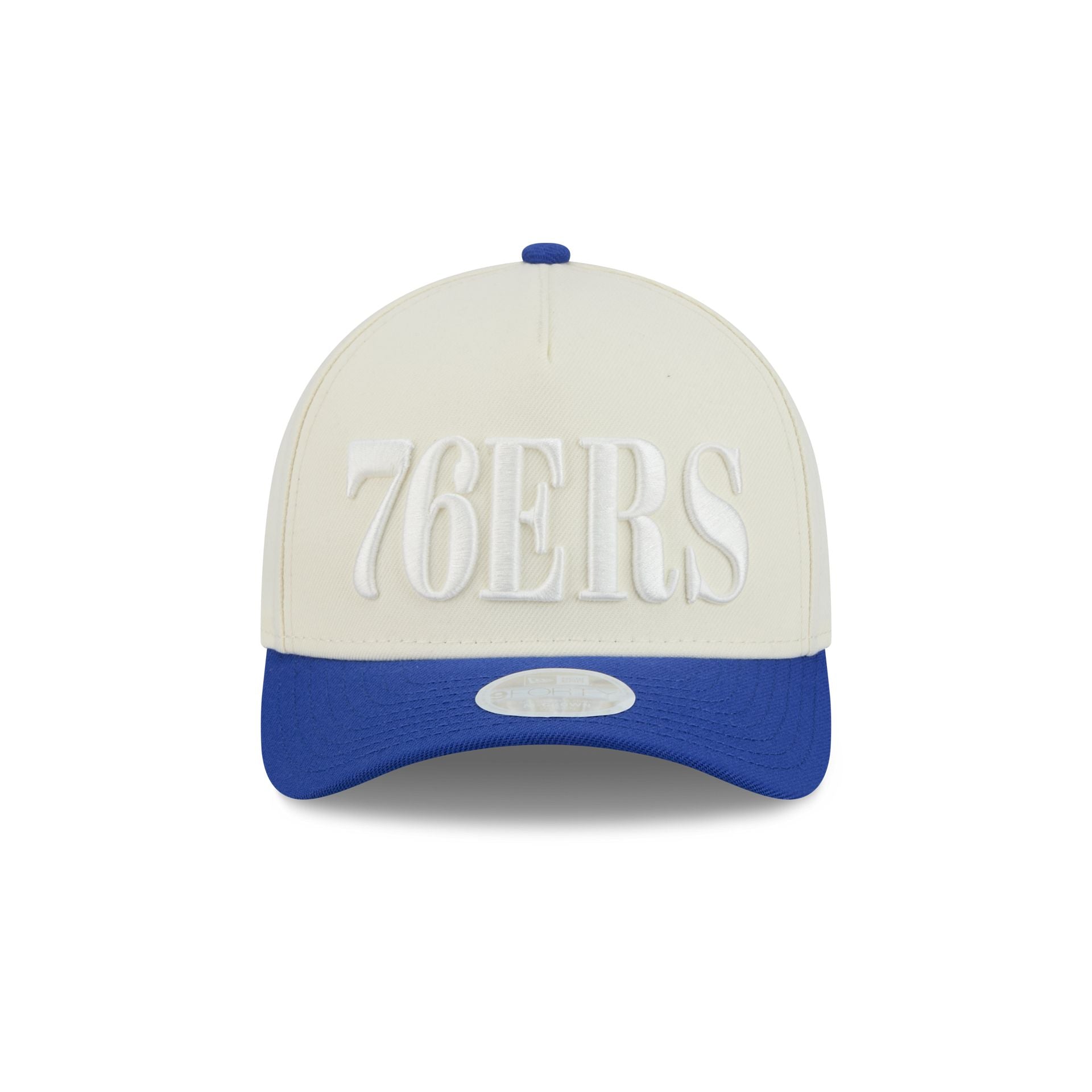 Philadelphia 76ers Two Tone Chrome Women's 9FORTY M-Crown A-Frame Snapback Hat