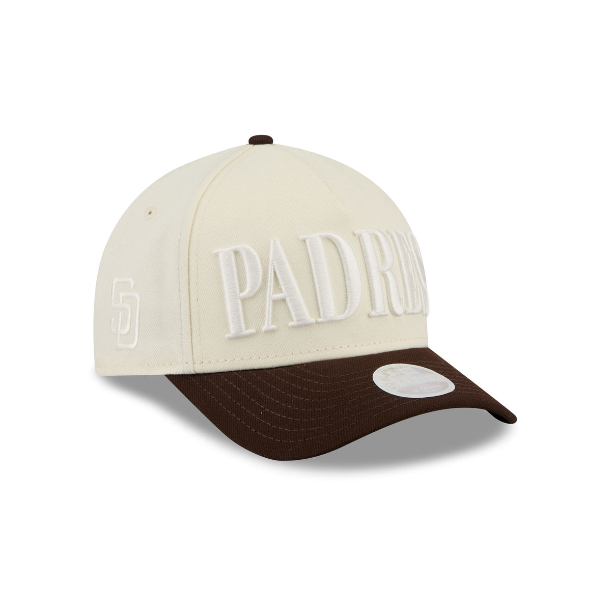 San Diego Padres Two Tone Chrome Women's 9FORTY M-Crown A-Frame Snapback Hat