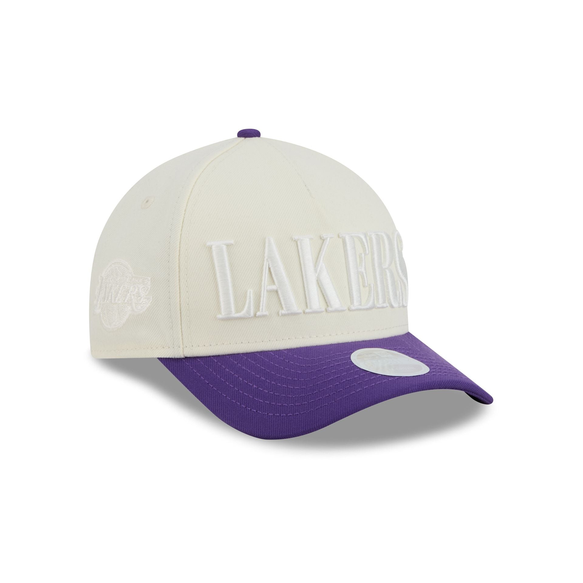 Los Angeles Lakers Two Tone Chrome Women's 9FORTY M-Crown A-Frame Snapback Hat