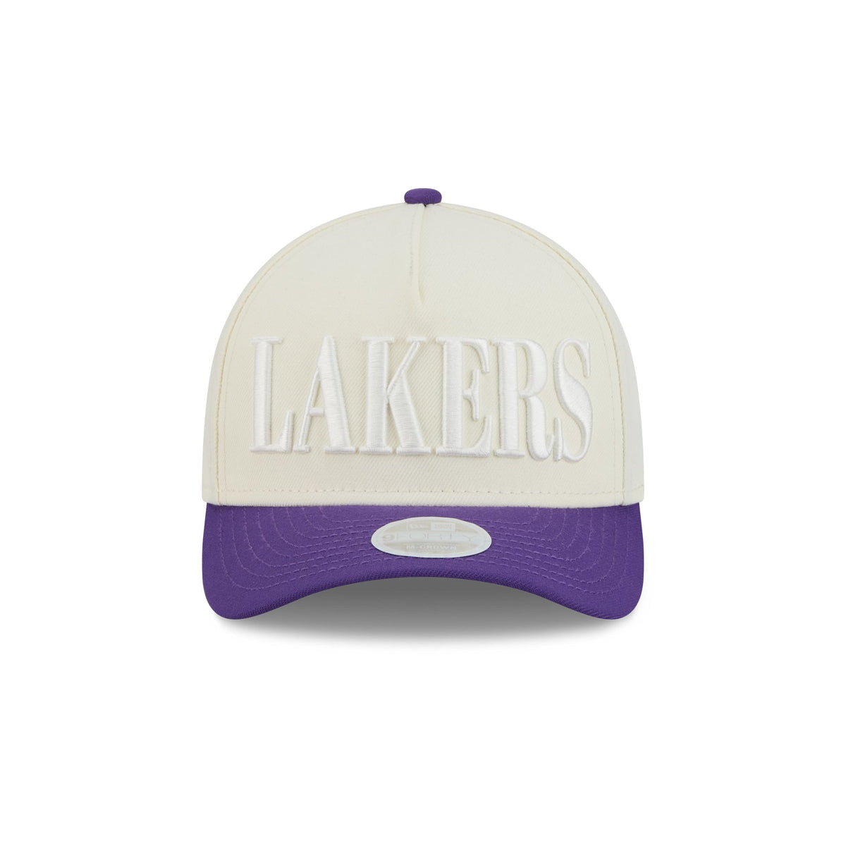Los Angeles Lakers Two Tone Chrome Women's 9FORTY M-Crown A-Frame Snapback Hat