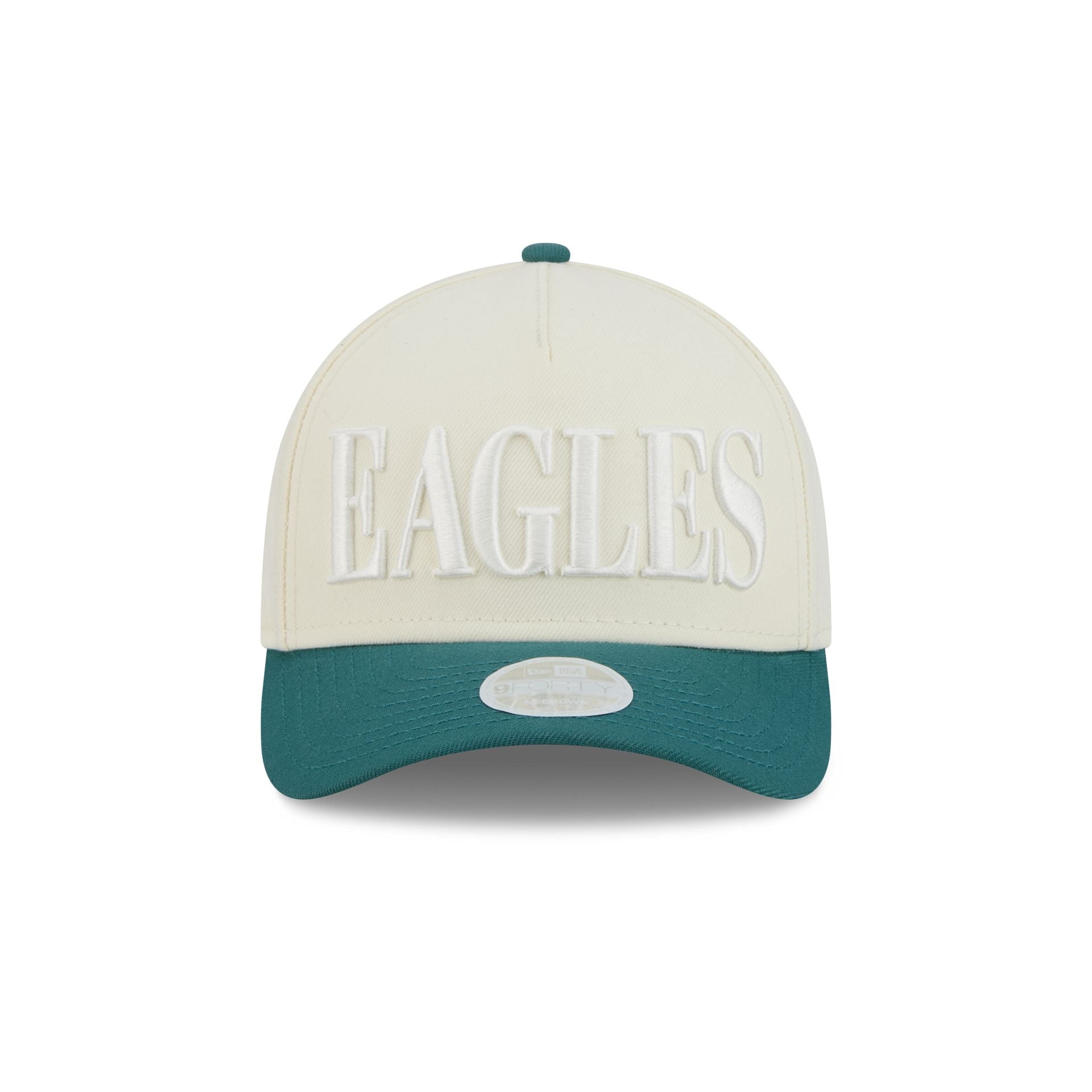 Philadelphia Eagles Two Tone Chrome Women's 9FORTY M-Crown A-Frame Snapback Hat