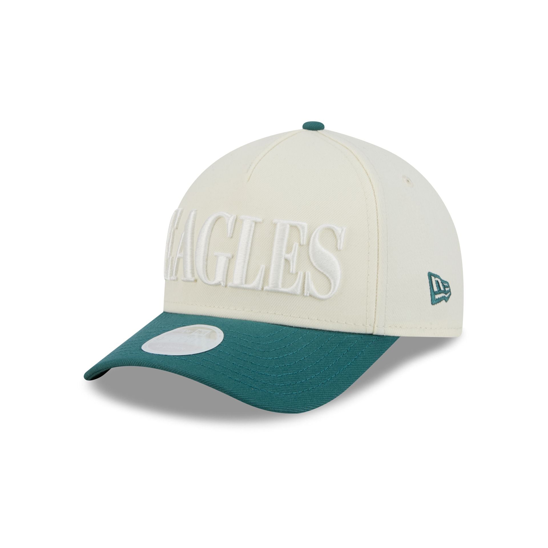 Philadelphia Eagles Two Tone Chrome Women's 9FORTY M-Crown A-Frame Snapback Hat