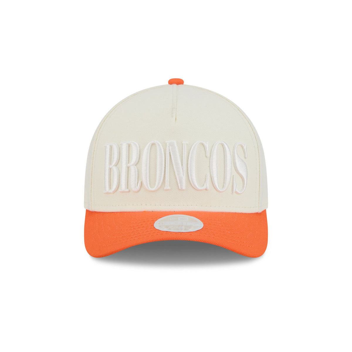 Denver Broncos Two Tone Chrome Women's 9FORTY M-Crown A-Frame Snapback Hat