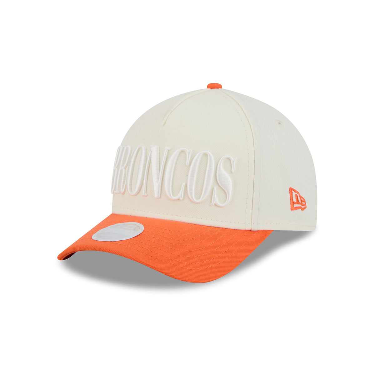 Denver Broncos Two Tone Chrome Women's 9FORTY M-Crown A-Frame Snapback Hat