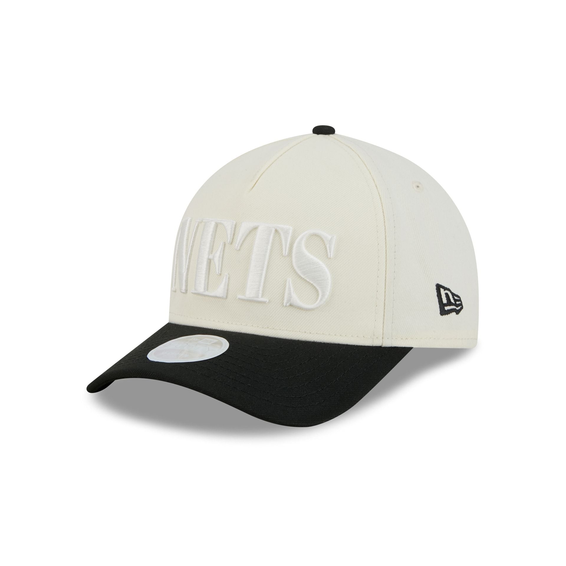Brooklyn Nets Two Tone Chrome Women's 9FORTY M-Crown A-Frame Snapback Hat