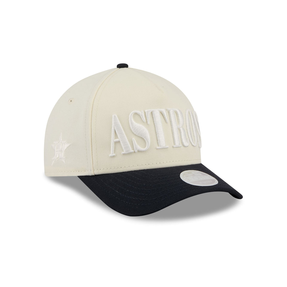 Houston Astros Two Tone Chrome Women's 9FORTY M-Crown A-Frame Snapback Hat