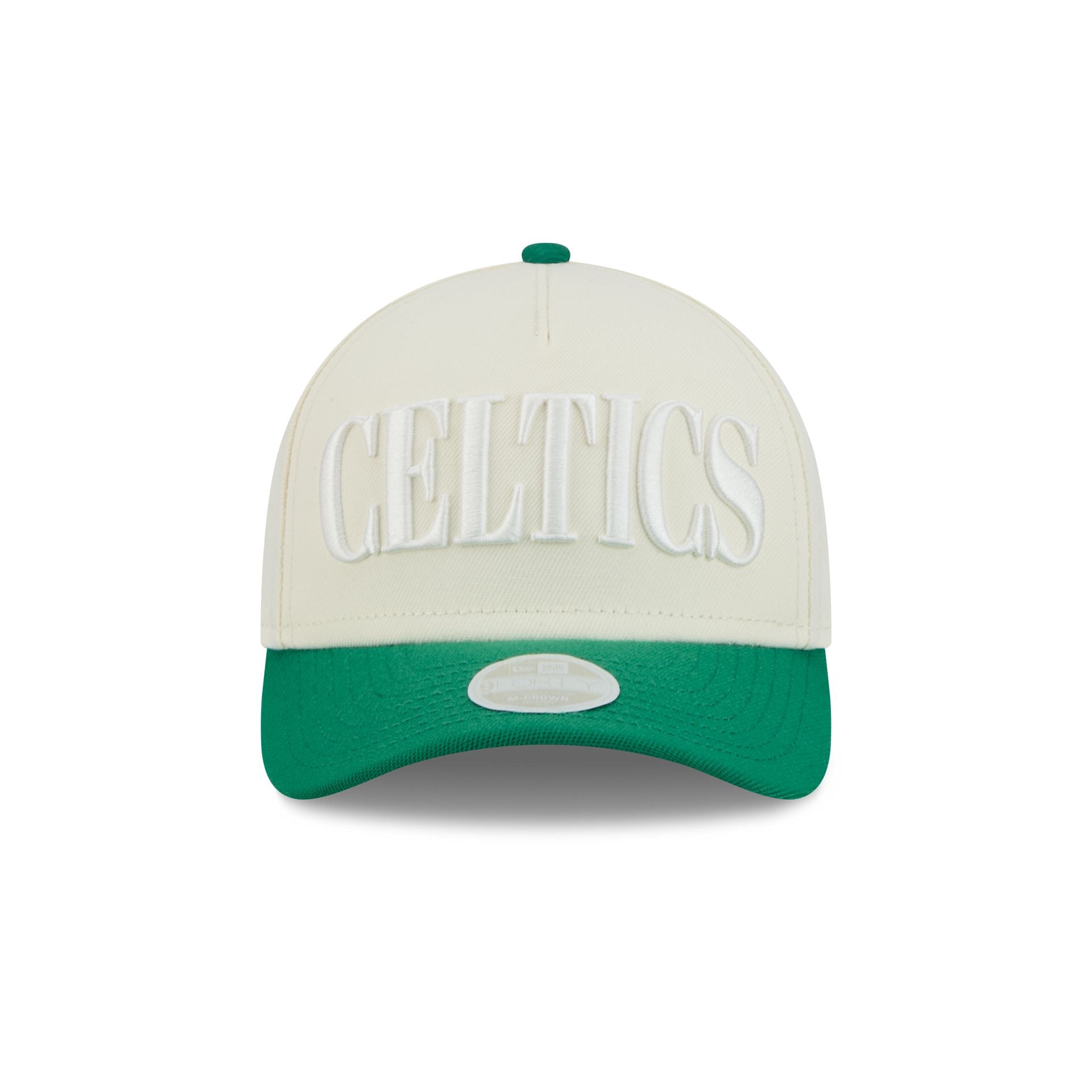 Boston Celtics Two Tone Chrome Women's 9FORTY M-Crown A-Frame Snapback Hat