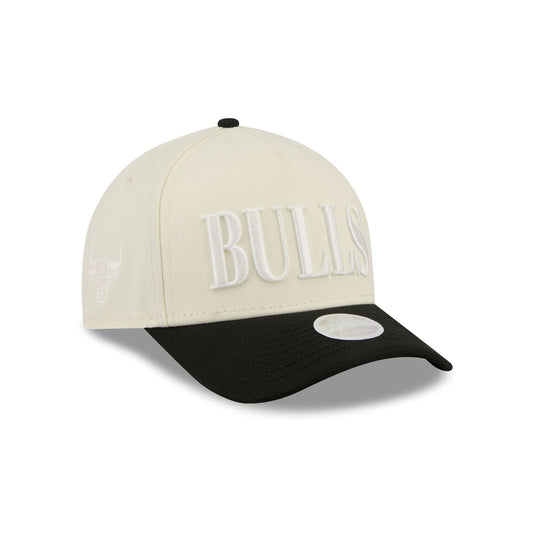 Chicago Bulls Two Tone Chrome Women's 9FORTY M-Crown A-Frame Snapback Hat