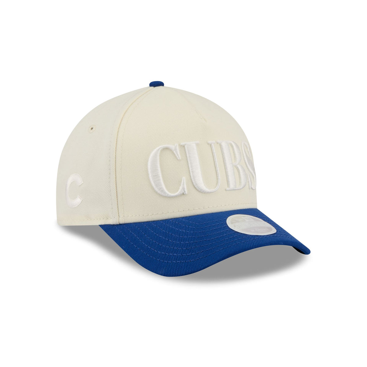 Chicago Cubs Two Tone Chrome Women's 9FORTY M-Crown A-Frame Snapback Hat