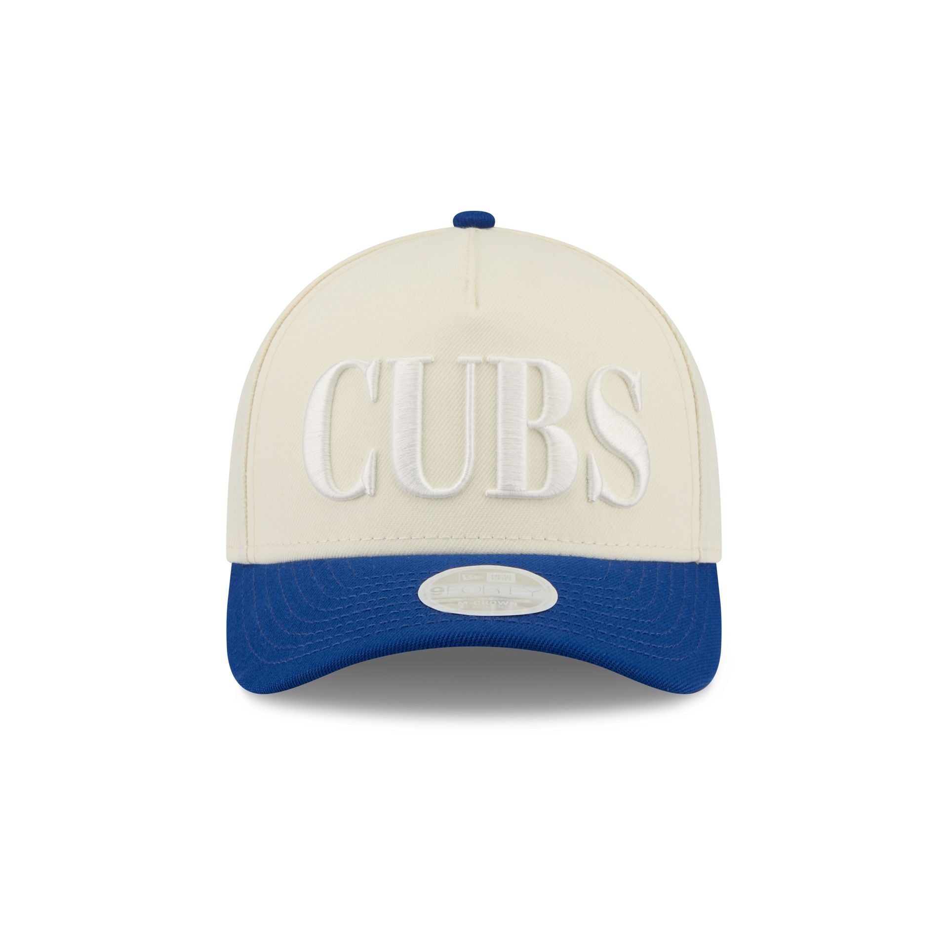 Chicago Cubs Two Tone Chrome Women's 9FORTY M-Crown A-Frame Snapback Hat
