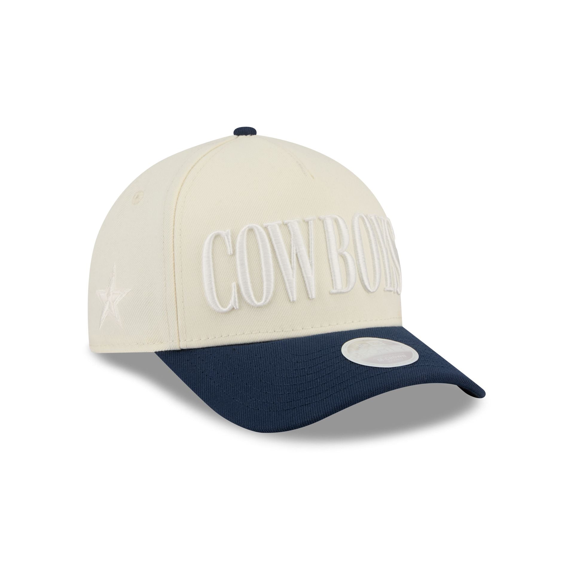 Dallas Cowboys Two Tone Chrome Women's 9FORTY M-Crown A-Frame Snapback Hat