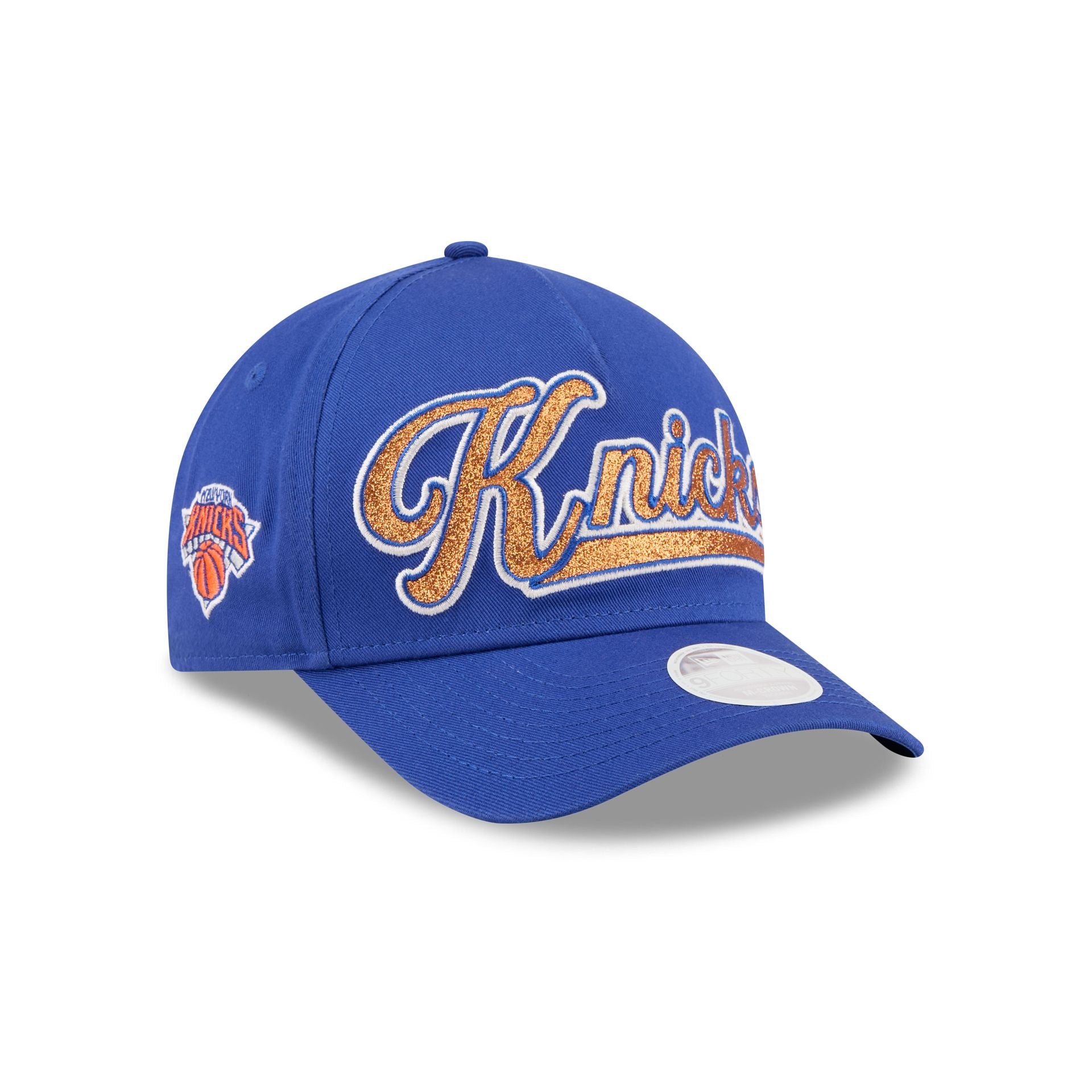 New York Knicks Glitz Women's 9FORTY M-Crown A-Frame Snapback Hat