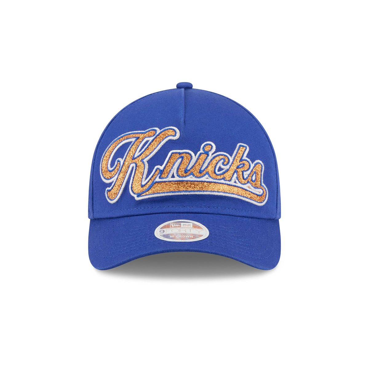 New York Knicks Glitz Women's 9FORTY M-Crown A-Frame Snapback Hat
