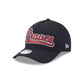 Atlanta Braves Glitz Women's 9FORTY M-Crown A-Frame Snapback Hat