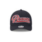 Atlanta Braves Glitz Women's 9FORTY M-Crown A-Frame Snapback Hat