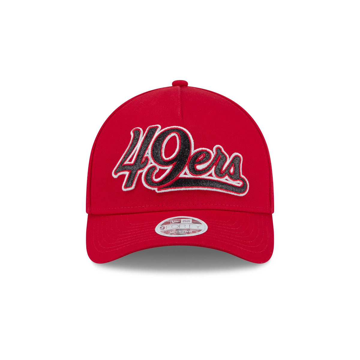 San Francisco 49ers Glitz Women's 9FORTY M-Crown A-Frame Snapback Hat