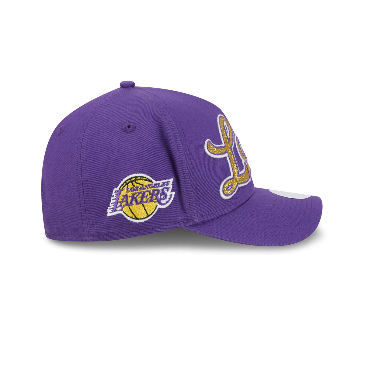 Los Angeles Lakers Glitz Women's 9FORTY M-Crown A-Frame Snapback Hat