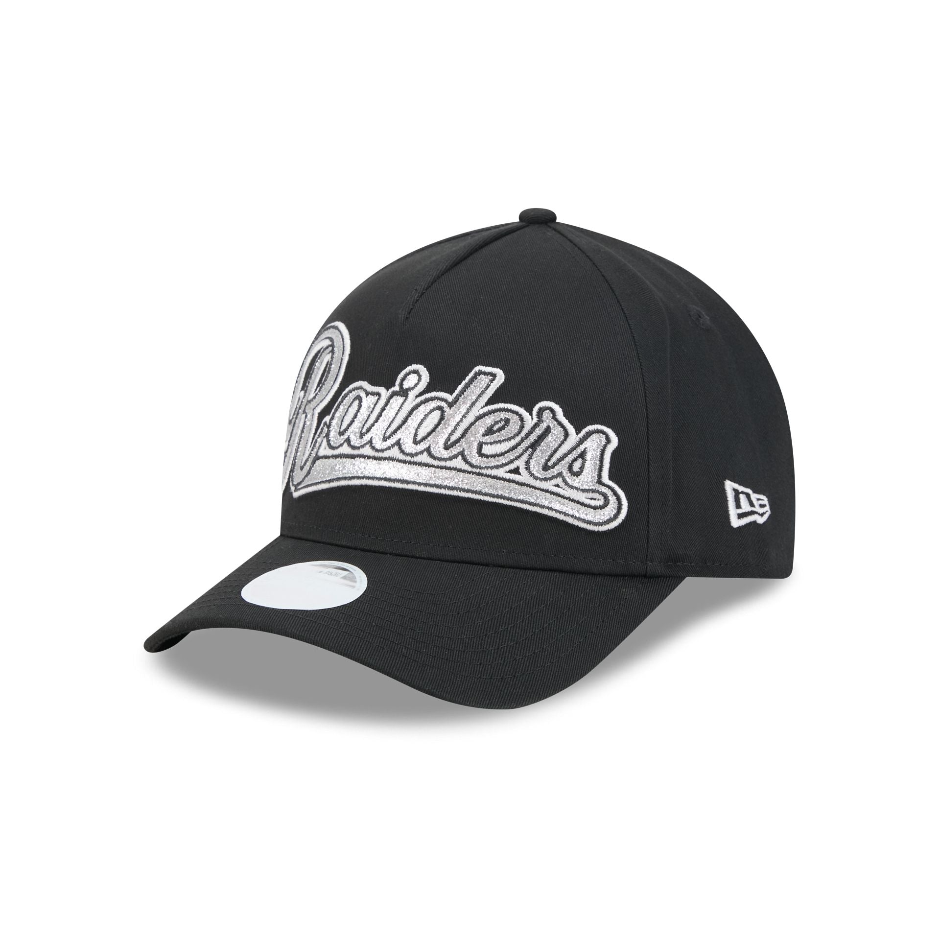 Las Vegas Raiders Glitz Women's 9FORTY M-Crown A-Frame Snapback Hat
