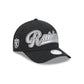 Las Vegas Raiders Glitz Women's 9FORTY M-Crown A-Frame Snapback Hat