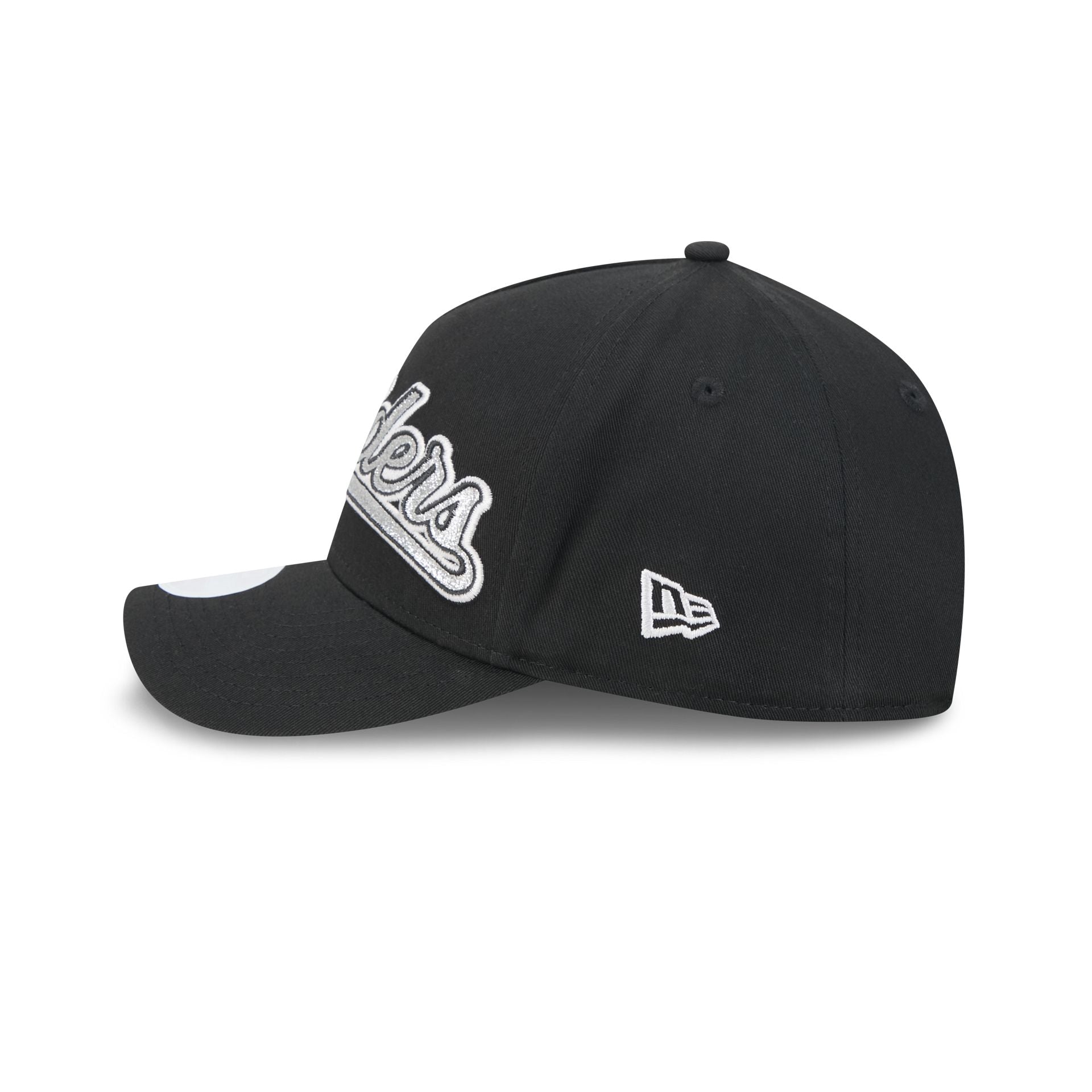 Las Vegas Raiders Glitz Women's 9FORTY M-Crown A-Frame Snapback Hat