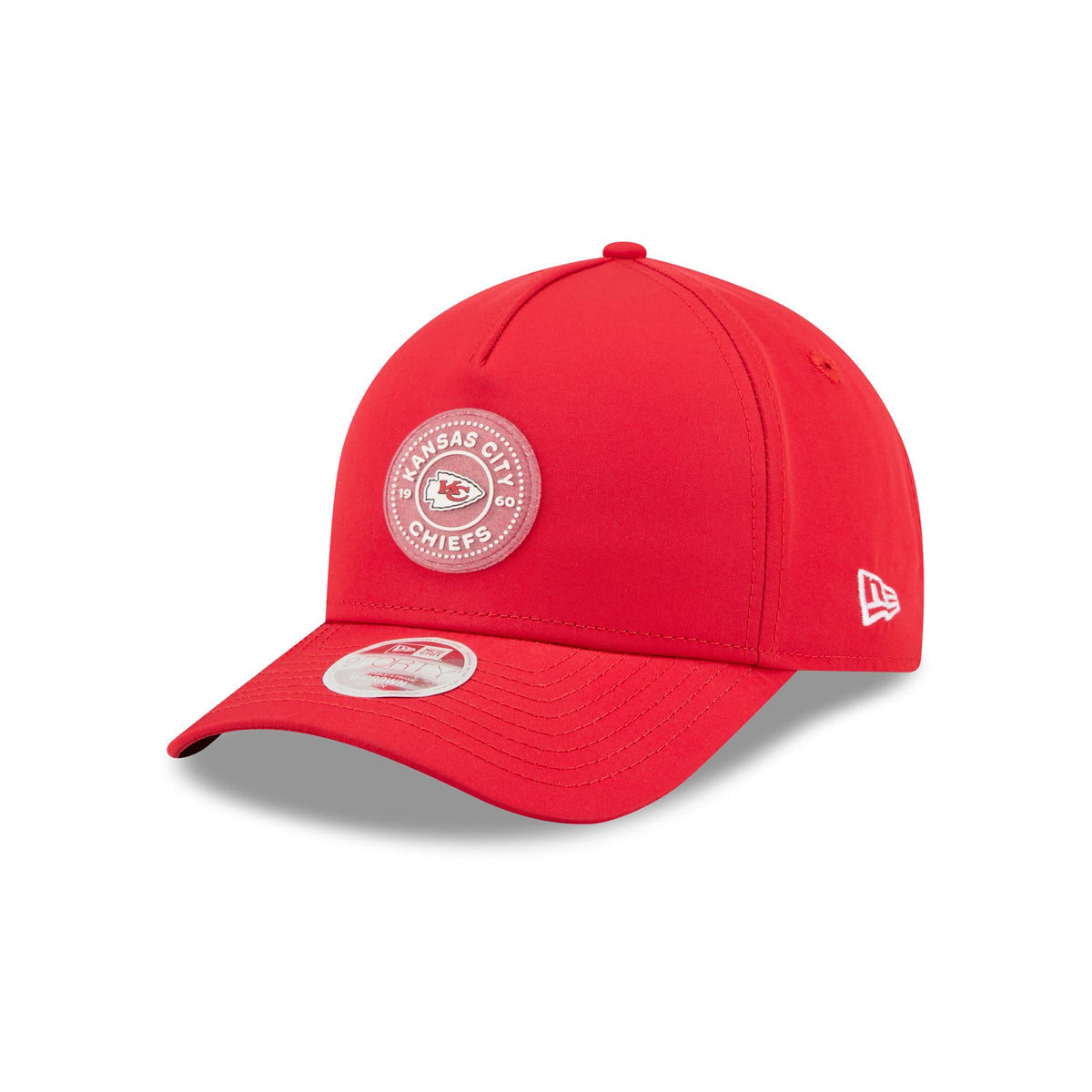 Kansas City Chiefs Glitter Patch Women's 9FORTY M-Crown A-Frame Snapback Hat