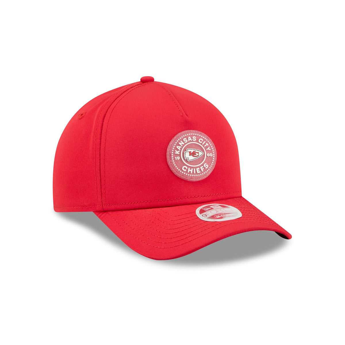 Kansas City Chiefs Glitter Patch Women's 9FORTY M-Crown A-Frame Snapback Hat