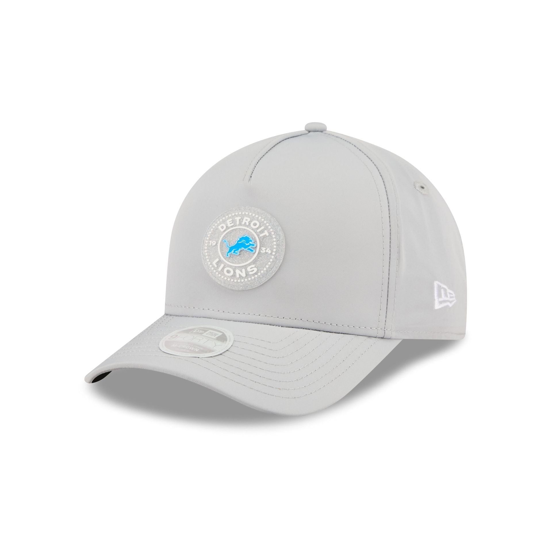 Detroit Lions Glitter Patch Women's 9FORTY M-Crown A-Frame Snapback Hat