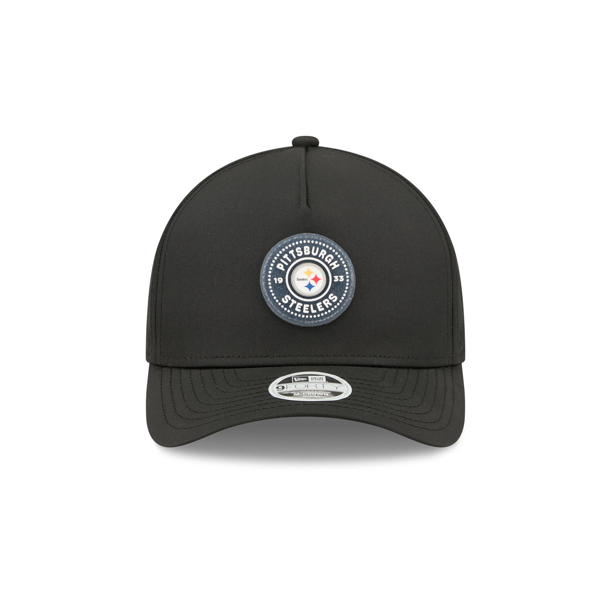 Pittsburgh Steelers Glitter Patch Women's 9FORTY M-Crown A-Frame Snapback Hat