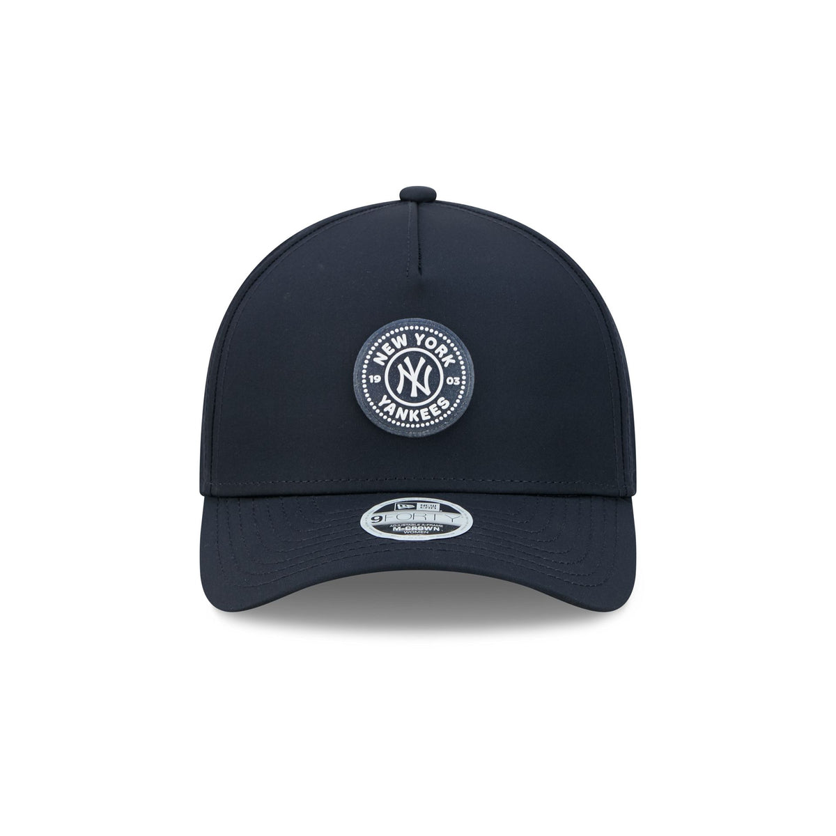 New York Yankees Glitter Patch Women's 9FORTY M-Crown A-Frame Snapback Hat