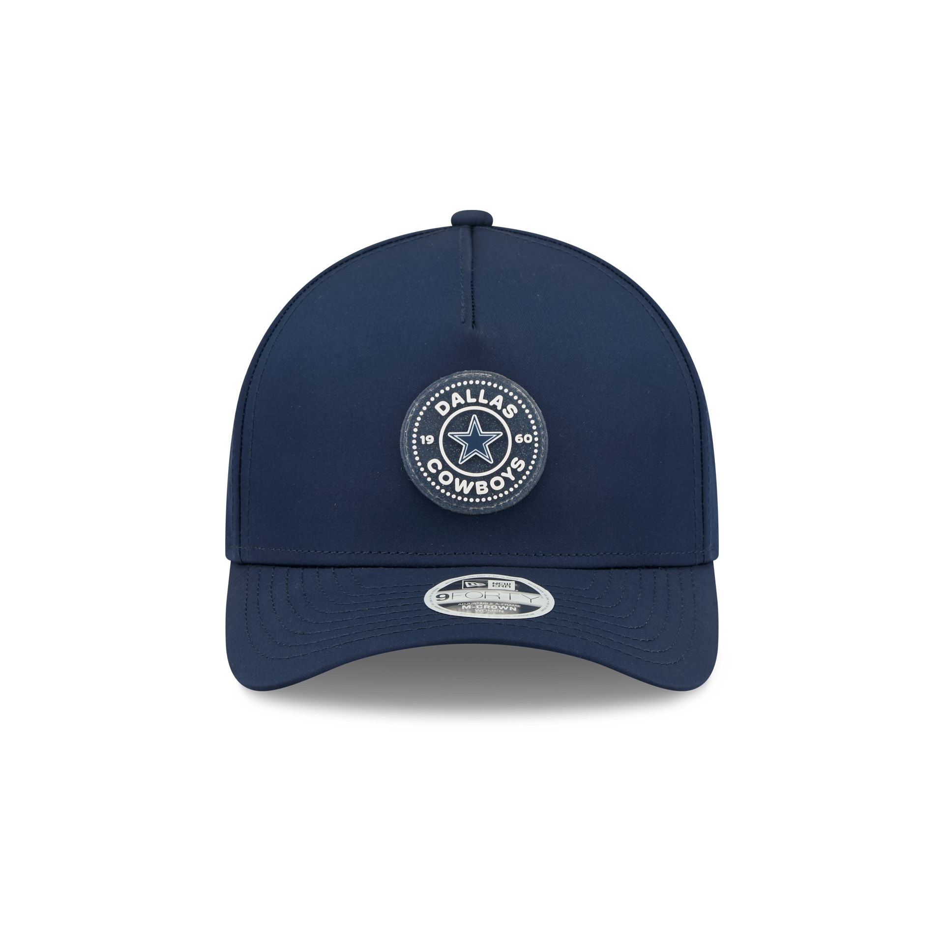 Dallas Cowboys Glitter Patch Women's 9FORTY M-Crown A-Frame Snapback Hat