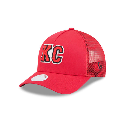 Kansas City Chiefs Scoreboard Women's 9FORTY M-Crown A-Frame Trucker Hat