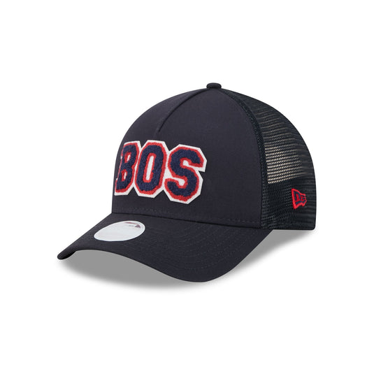 Boston Red Sox Scoreboard Women's 9FORTY M-Crown A-Frame Trucker Hat