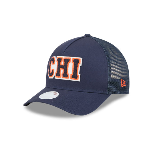 Chicago Bears Scoreboard Women's 9FORTY M-Crown A-Frame Trucker Hat