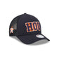 Houston Astros Scoreboard Women's 9FORTY M-Crown A-Frame Trucker Hat