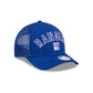 New York Rangers Sequin Wordmark Women's 9FORTY M-Crown A-Frame Trucker Hat