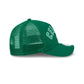 Boston Celtics Sequin Wordmark Women's 9FORTY M-Crown A-Frame Trucker Hat