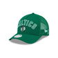 Boston Celtics Sequin Wordmark Women's 9FORTY M-Crown A-Frame Trucker Hat