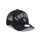 Dallas Cowboys Sequin Wordmark Women's 9FORTY M-Crown A-Frame Trucker Hat