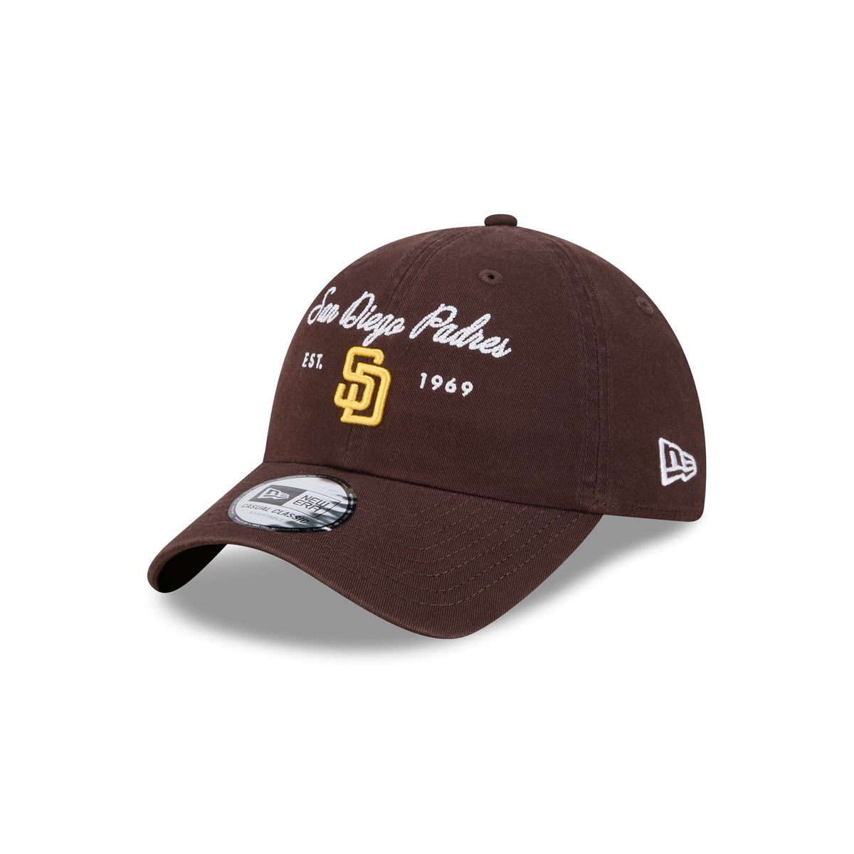 San Diego Padres Script Wordmark Casual Classic Adjustable Hat